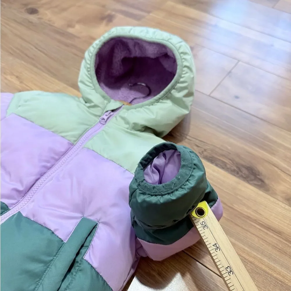 Swiss Tech toddler hooded puffer jacket Size 12M